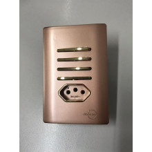 Conjunto Quadruplo Paralelo + tomada 10A 4x2 - Novara Ouro Rose